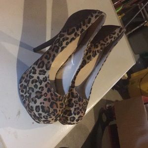 Cheetah print heels